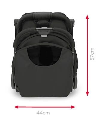 Asalvo Carucior modul Troller transport pe avion negru-rosu