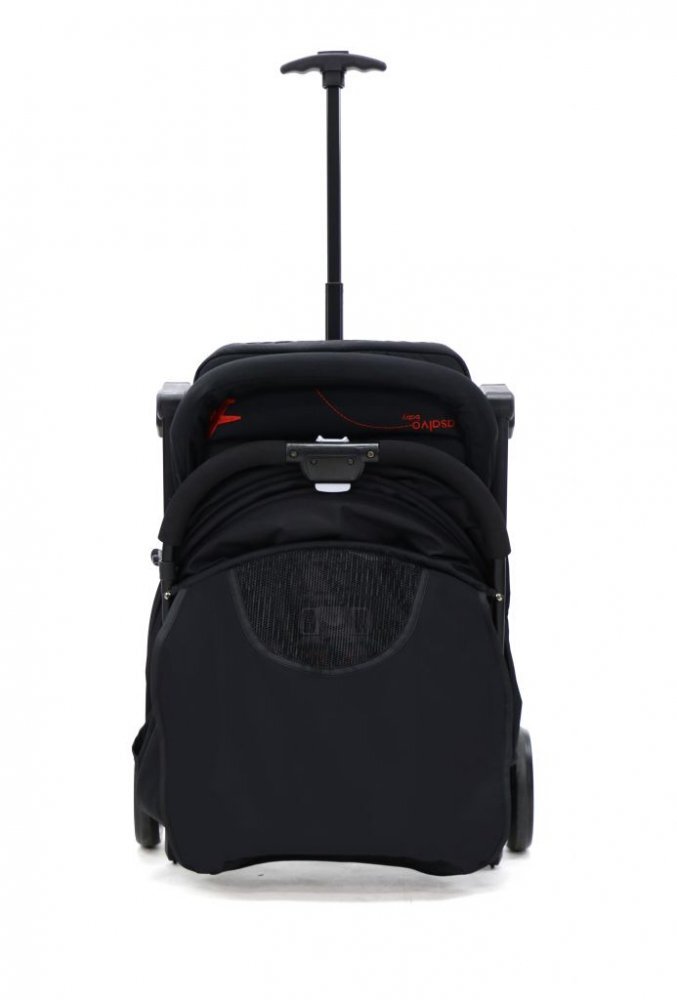 Asalvo Carucior modul Troller transport pe avion negru-rosu