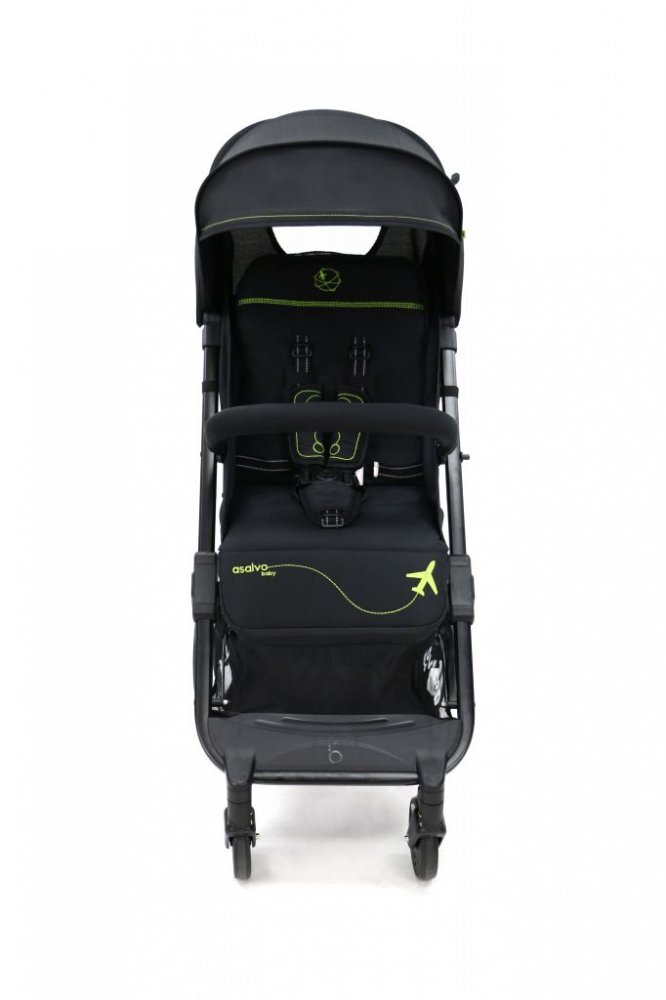 Asalvo Carucior sport modul Troller transport pe avion negru-verde