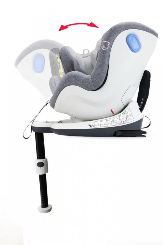 Asalvo Scaun auto Virafix 0-18 kg Isofix ajustabil pe inaltime suport picioare inclinare in 4 pozitii protectie cervicala si laterala rotire 360 grade
