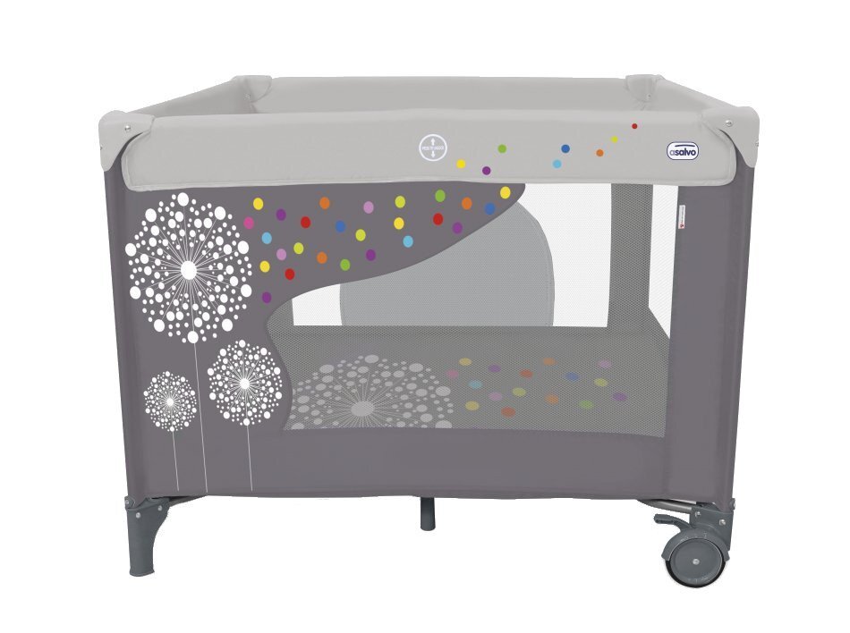 Asalvo Tarc de joaca Dandelion pliere compacta margini si baza captusite material impermeabil 99 x 99 x 78 cm