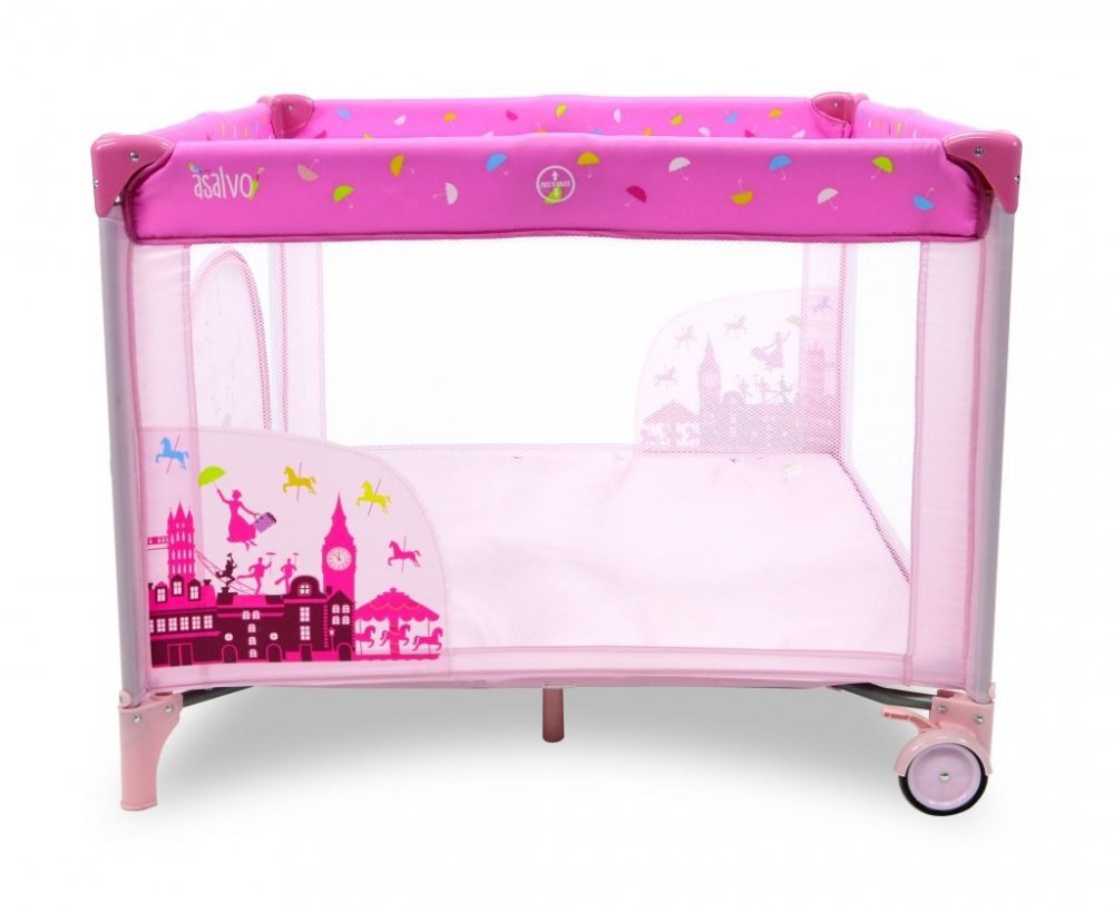 Asalvo Tarc de joaca London pliere compacta margini si baza captusite material impermeabil 99 x 99 x 78 cm