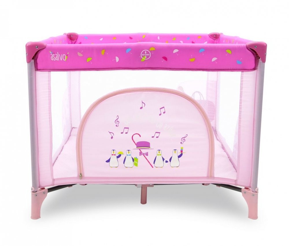 Asalvo Tarc de joaca London pliere compacta margini si baza captusite material impermeabil 99 x 99 x 78 cm