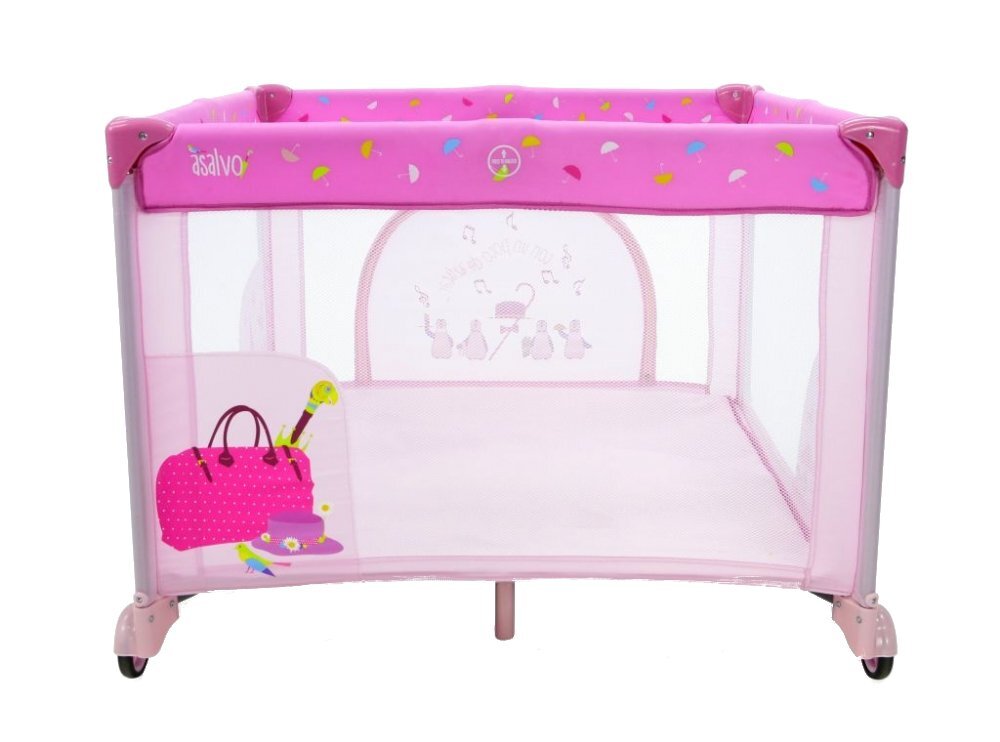 Asalvo Tarc de joaca London pliere compacta margini si baza captusite material impermeabil 99 x 99 x 78 cm