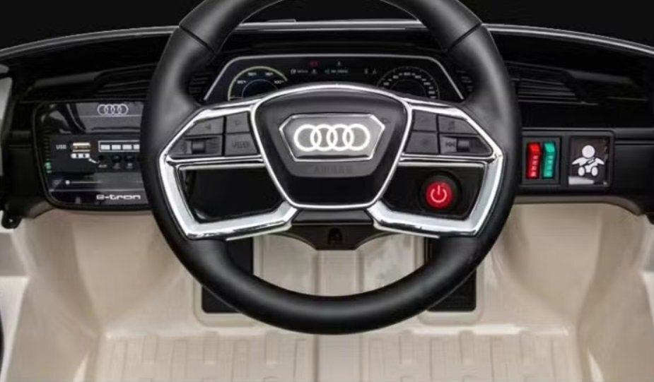 Audi Masinuta electrica pentru copii cu licenta E-Tron Sportback Red cu telecomanda 2.4Gacumulator 12V4.5Ahmotoare 80wlumini ledmuzicapornire la butonusi cu deschideremp3usbfunctie swing3 viteze din telecomanda