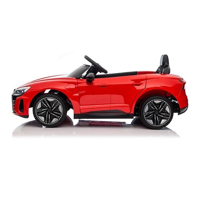 Audi Masinuta electrica pentru copii cu licenta RS E-Tron GT RedTelecomandaRoti EVAAcumulator 12V 45AhIncarcator inclusCentura de sigurantaLumini LEDSlow StartIndicator baterieUsi cu deschidereSistem troller