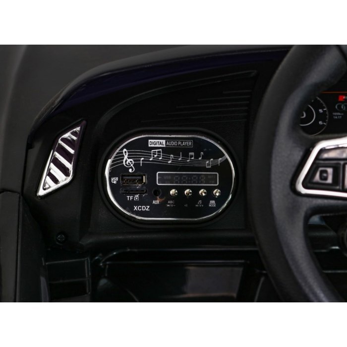 Audi Masinuta electrica pentru copii R8 negru 70W cu telecomanda lumini suspensii scaun piele si roti din spuma Eva
