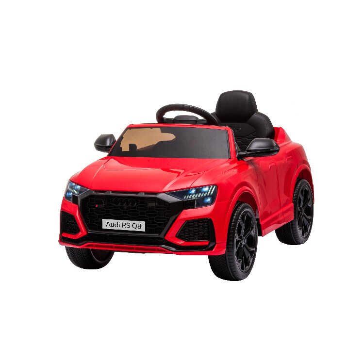Audi Masinuta electrica pentru copii RS Q8 Red 70W cu echipare premiumacumulator 12V7Ah detasabilscaun pieleroti din cauciuc evaoglinzi retrovizoaresuspensiilumini ledradio mp3 playerusbsarcina maxima 25 kg