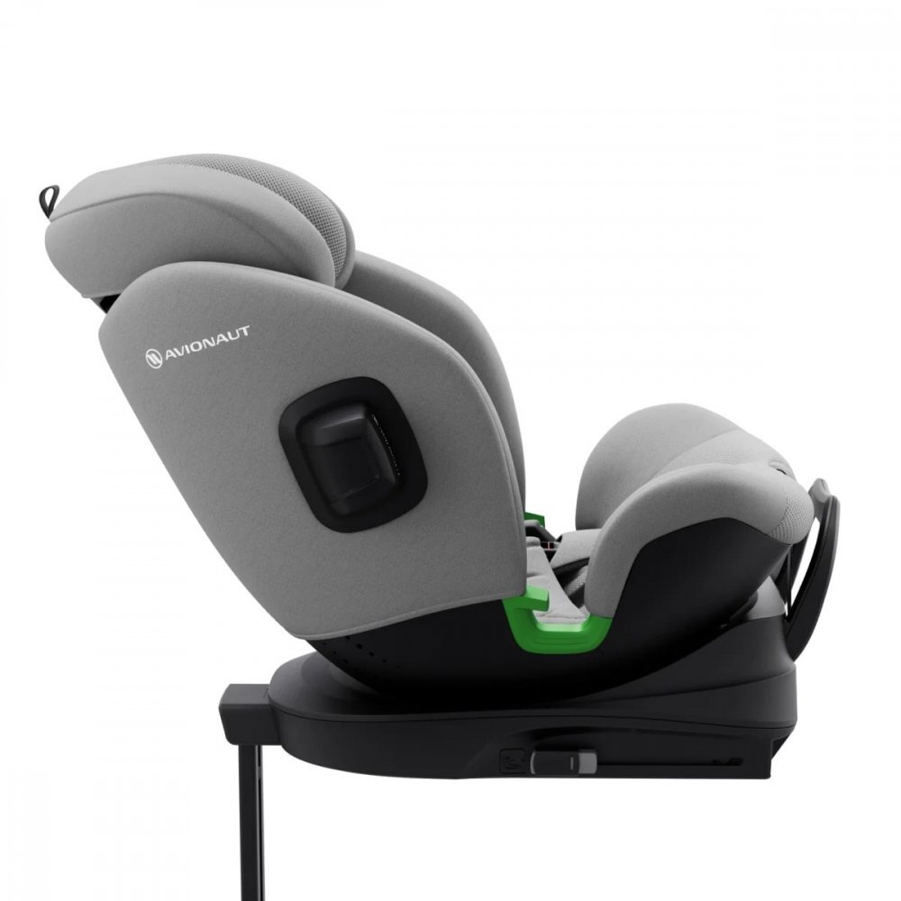 AVIONAUT Scaun auto cu isofix Stardust Airflow Grey rotatie 360 grade picior de sustinere spatar reglabil