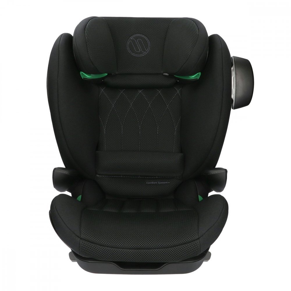 AVIONAUT Scaun auto pentru copii MaxSpace AirFlow Black cu spatar reglabil tetiera ajustabila testare ADAC