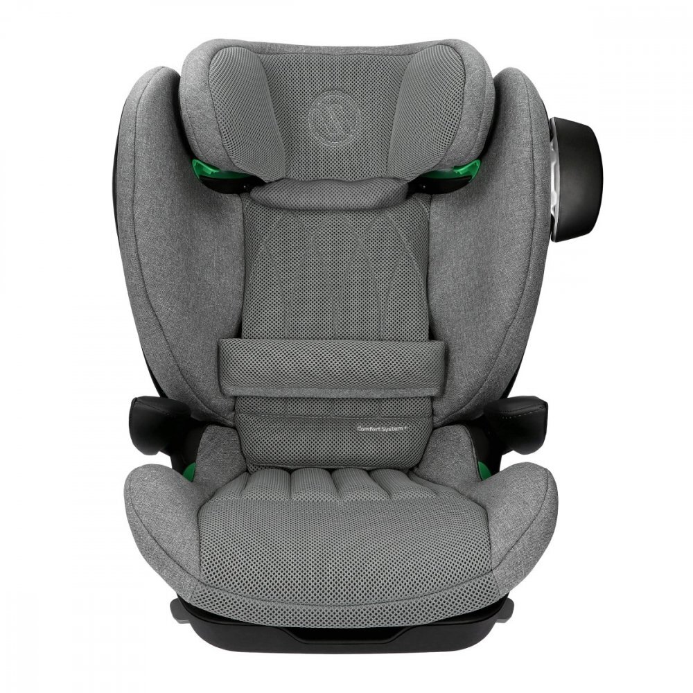 AVIONAUT Scaun auto pentru copii MaxSpace AirFlow Grey cu spatar reglabil tetiera ajustabila testare ADAC