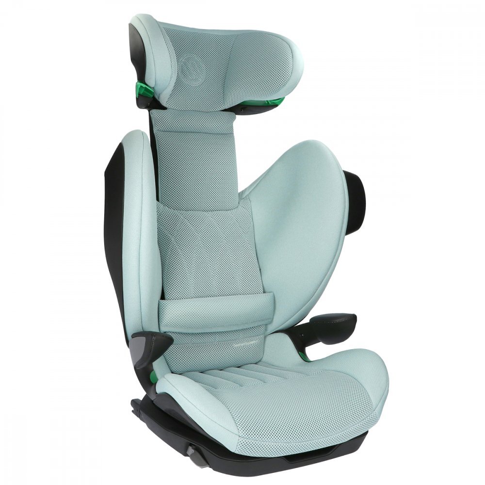 AVIONAUT Scaun auto pentru copii MaxSpace AirFlow Mint cu spatar reglabil tetiera ajustabila testare ADAC