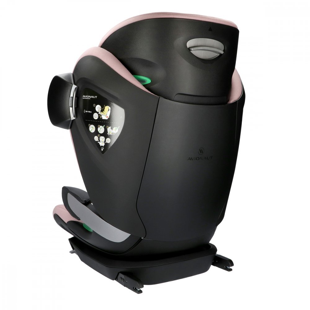 AVIONAUT Scaun auto pentru copii MaxSpace AirFlow Pink cu spatar reglabil tetiera ajustabila testare ADAC