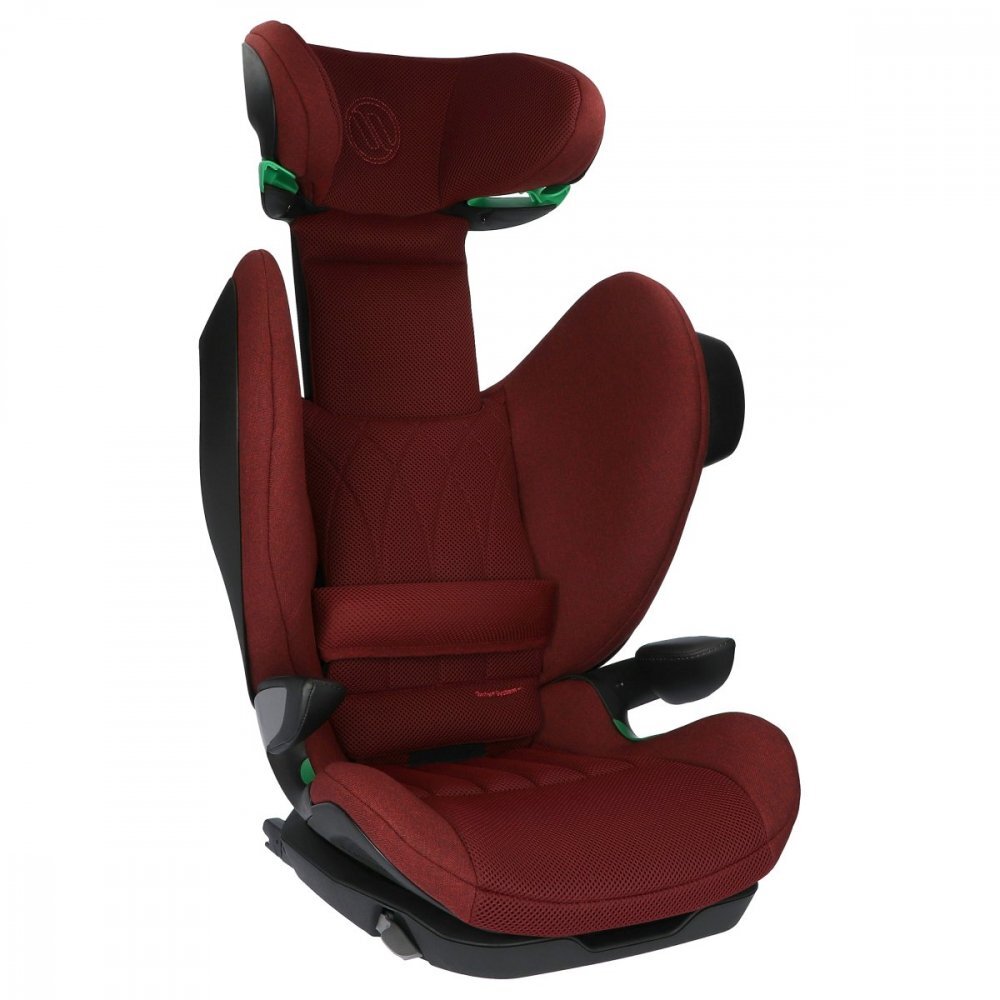 AVIONAUT Scaun auto pentru copii MaxSpace AirFlow Red cu spatar reglabil tetiera ajustabila testare ADAC