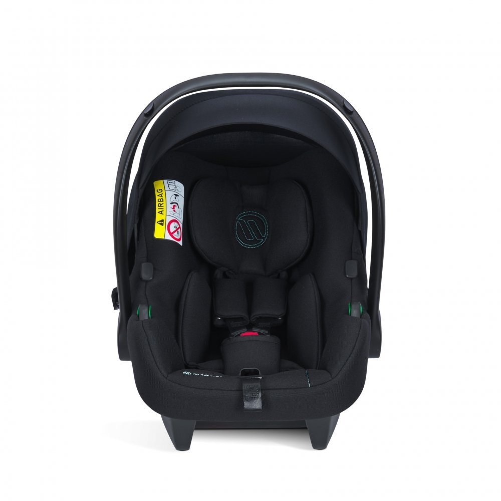 AVIONAUT Scoica auto Cosmo 2.0 Smart Black 2025 i-Size Certificare ADAC tapiterie din material respirabil