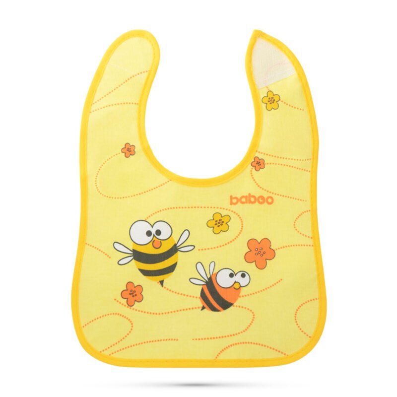 BABOO Set 3 bavete din bumbac Prietenii 0 luni+