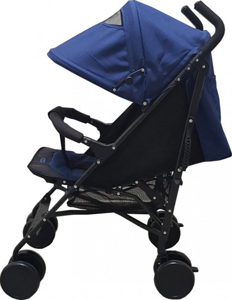 Baby Care Carucior pentru copii Pro 803B Albastru pliere tip umbrela Sport Spatar reglabil in 7 trepte Pozitie somn Amortizoare Cadru din aluminiu