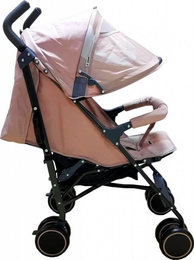 Baby Care Carucior pentru copii Pro 803B Beige pliere tip umbrela Sport Spatar reglabil in 7 trepte Pozitie somn Amortizoare Cadru din aluminiu