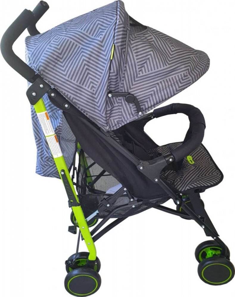 Baby Care Carucior pentru copii Pro 803B Gri pliere tip umbrela Sport Spatar reglabil in 7 trepte Pozitie somn Amortizoare Cadru din aluminiu