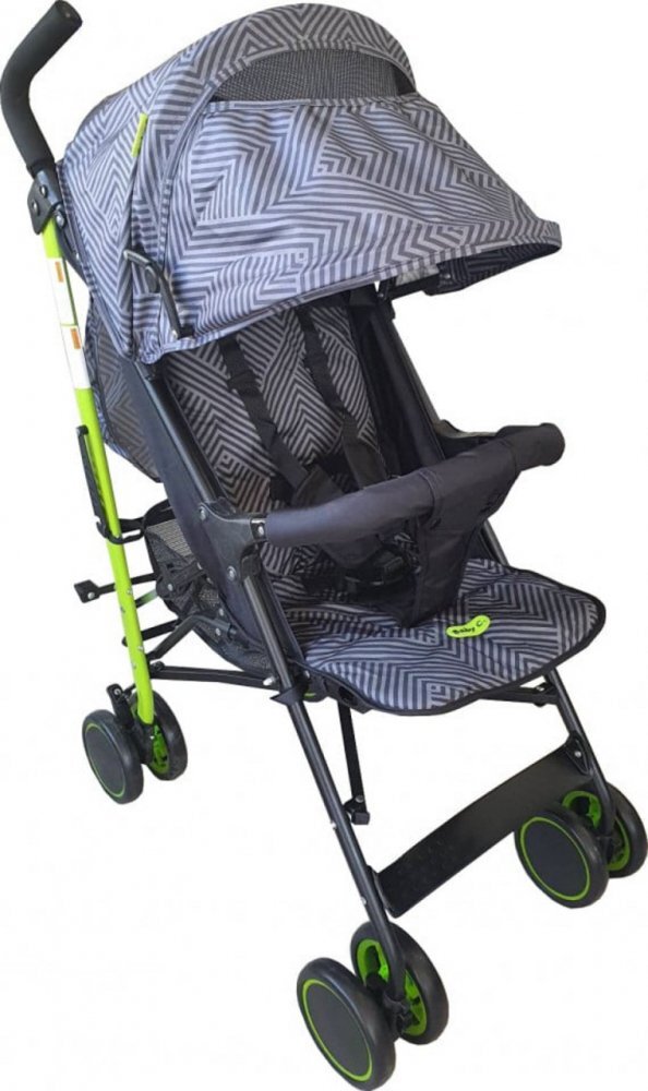 Baby Care Carucior pentru copii Pro 803B Gri pliere tip umbrela Sport Spatar reglabil in 7 trepte Pozitie somn Amortizoare Cadru din aluminiu