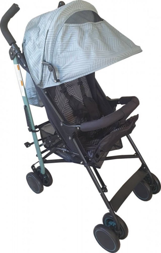 Baby Care Carucior pentru copii Pro 803B Verde Turquoise pliere tip umbrela Sport Spatar reglabil in 7 trepte Pozitie somn Amortizoare Cadru din aluminiu