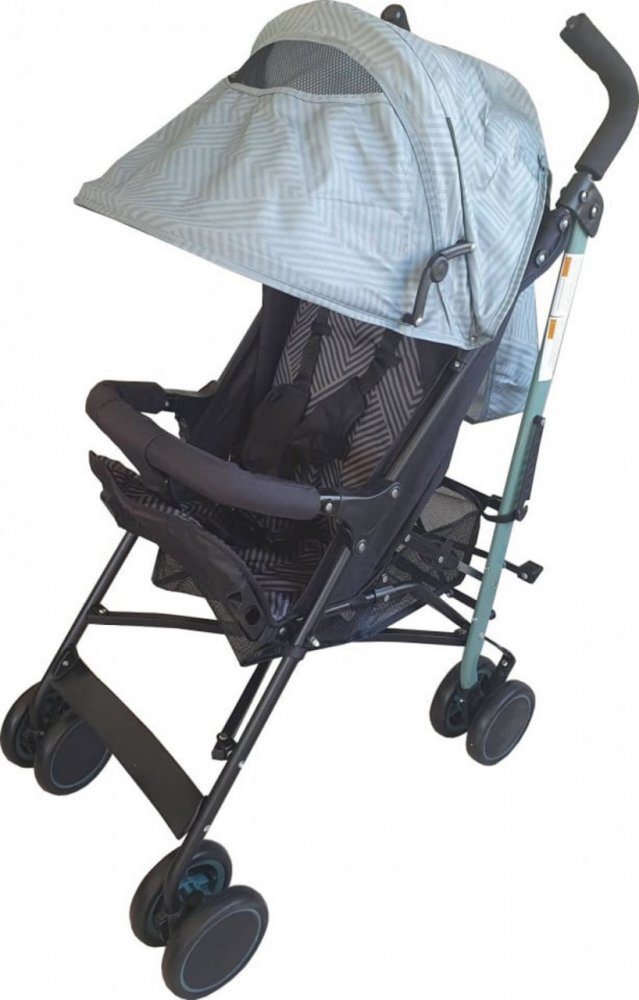 Baby Care Carucior pentru copii Pro 803B Verde Turquoise pliere tip umbrela Sport Spatar reglabil in 7 trepte Pozitie somn Amortizoare Cadru din aluminiu