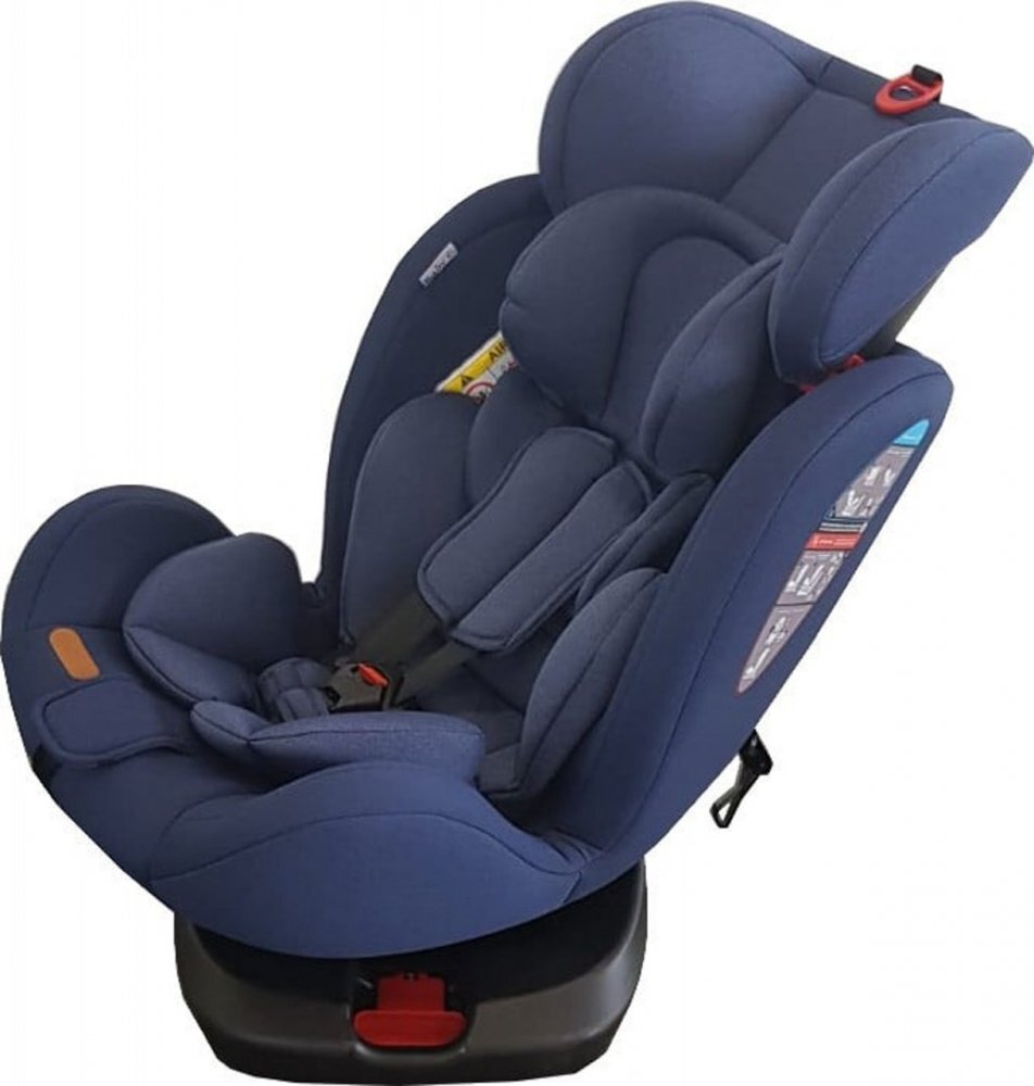 Baby Care Scaun auto cu isofix Motion Seat Albastru Rotire 360 grade 0-36 kg Tetiera reglabila Omologare R-129 i-Size Centura in 5 puncte