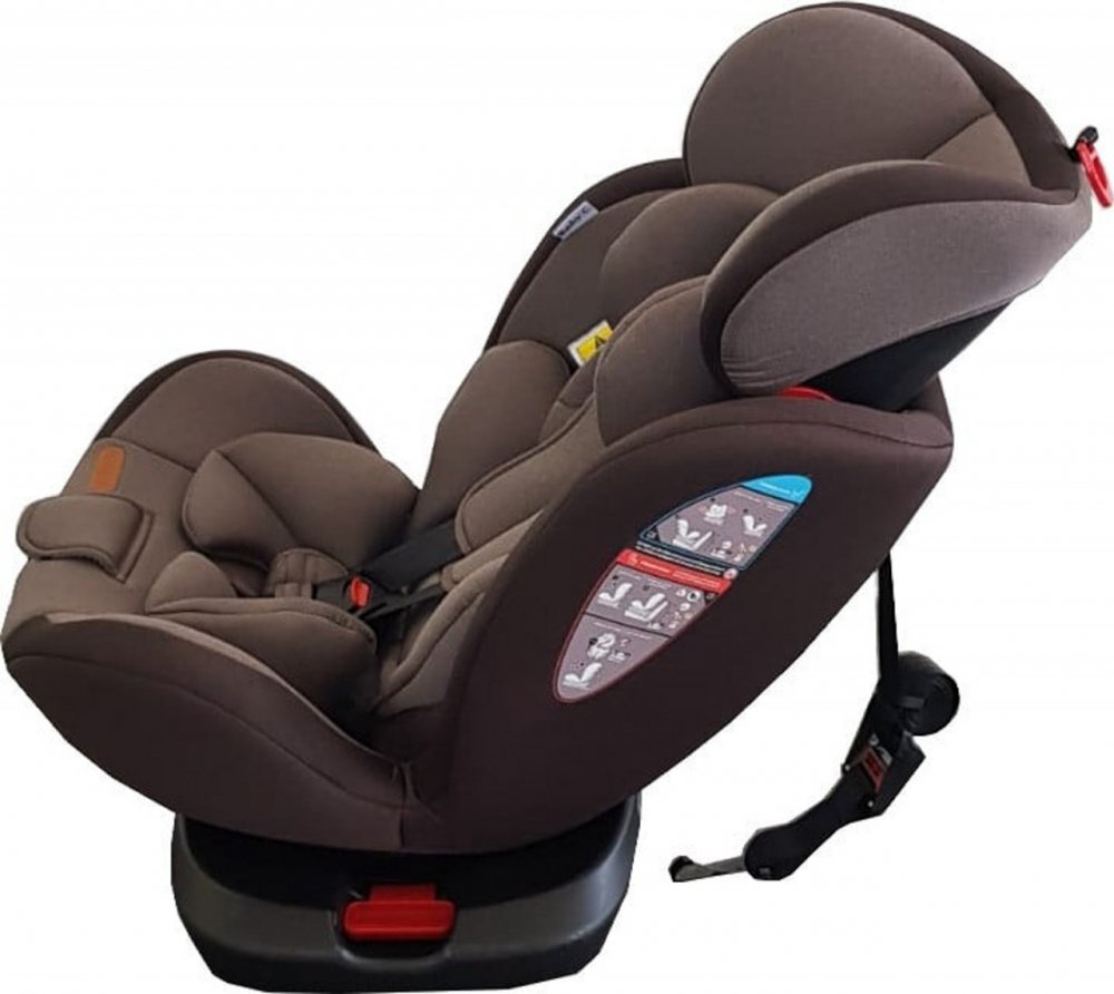 Baby Care Scaun auto cu isofix Motion Seat Maro Rotire 360 grade 0-36 kg Tetiera reglabila Omologare R-129 i-Size Centura in 5 puncte