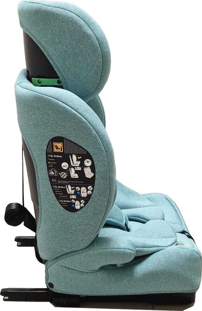 Baby Care Scaun auto cu Isofix Safety Plus Verde Turcoaz 9-36 kg Omologare R-129 i-Size Tetiera reglabila Sistem de prindere in centura de siguranta Husa detasabila
