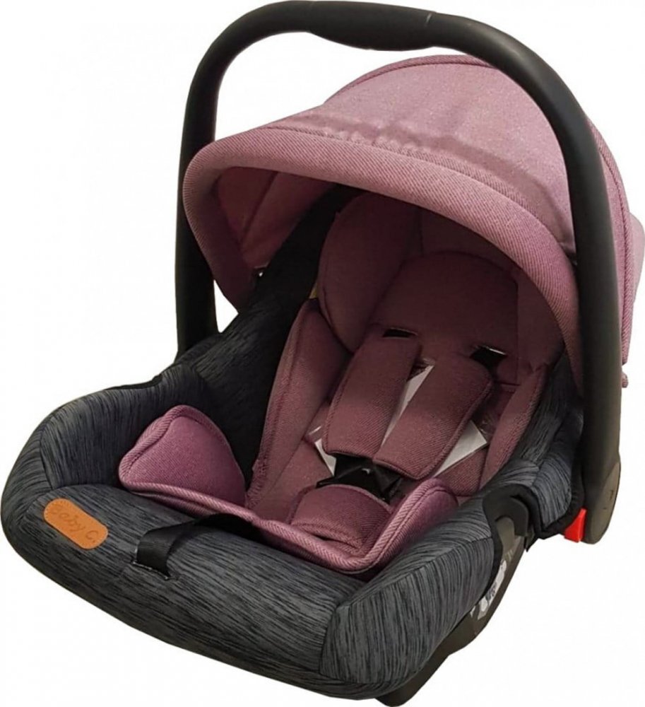 Baby Care Scaun auto Pro Mov Gri 0-13 kg Maner reglabil Captuseala confortabila Omologare R-129 i-Size
