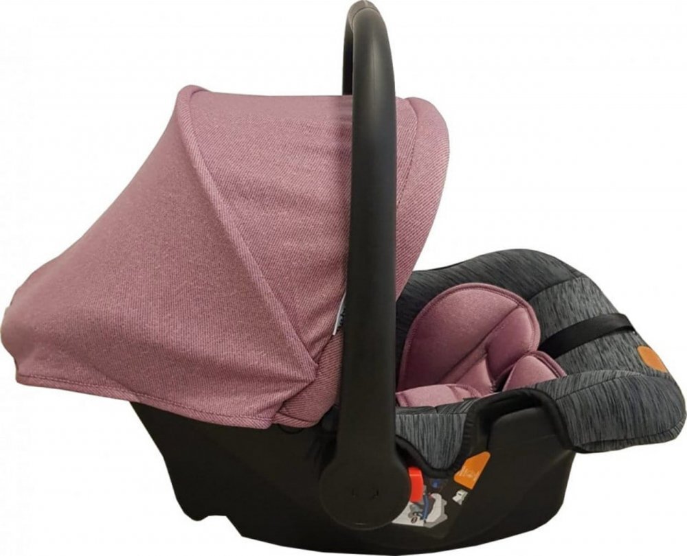 Baby Care Scaun auto Pro Mov Gri 0-13 kg Maner reglabil Captuseala confortabila Omologare R-129 i-Size