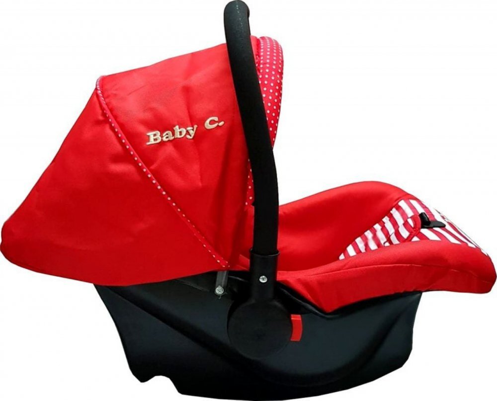 Baby Care Scaun auto Pro Rosu 0-13 kg maner reglabil captuseala confortabila Omologare R-129 i-Size