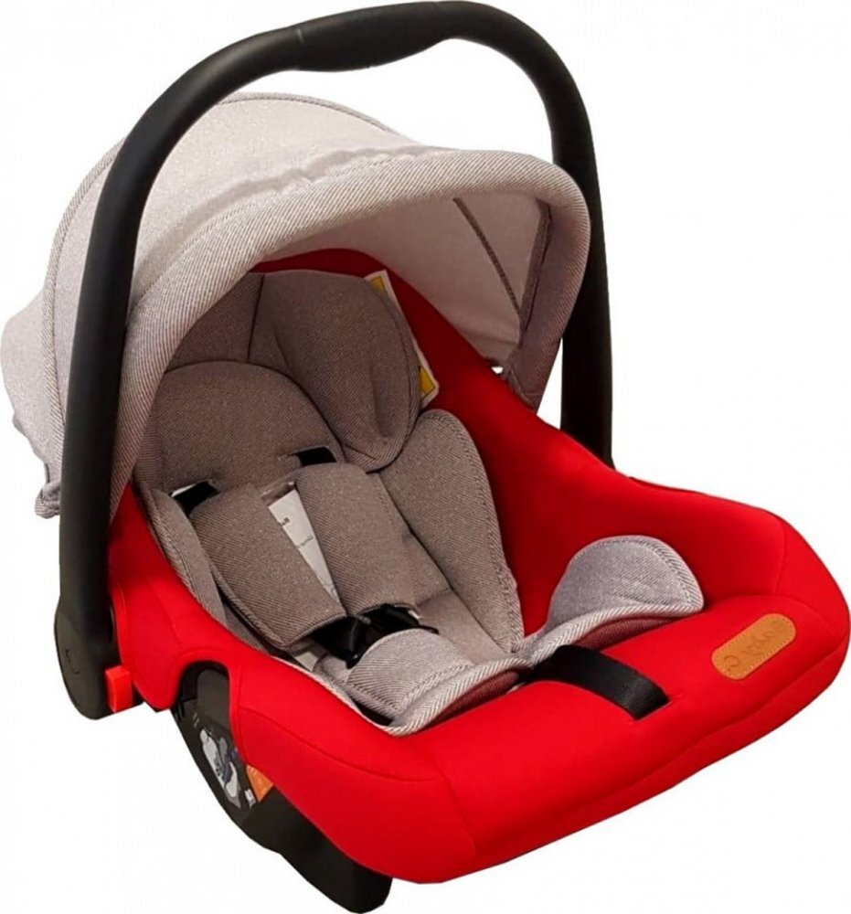 Baby Care Scaun auto Pro Rosu Gri 0-13 kg Maner reglabil Captuseala confortabila Omologare R-129 i-Size