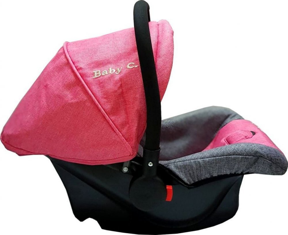 Baby Care Scaun auto Pro Roz 0-13 kg maner reglabil captuseala confortabila Omologare R-129 i-Size