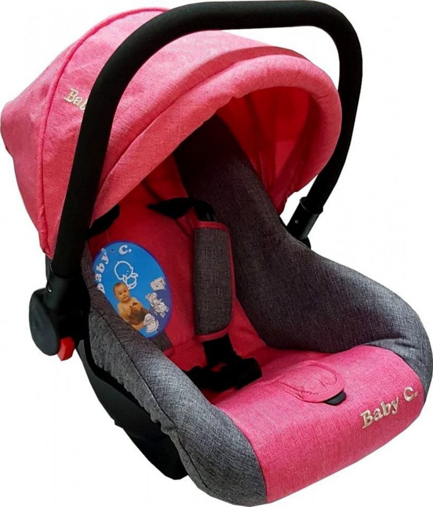 Baby Care Scaun auto Pro Roz 0-13 kg maner reglabil captuseala confortabila Omologare R-129 i-Size