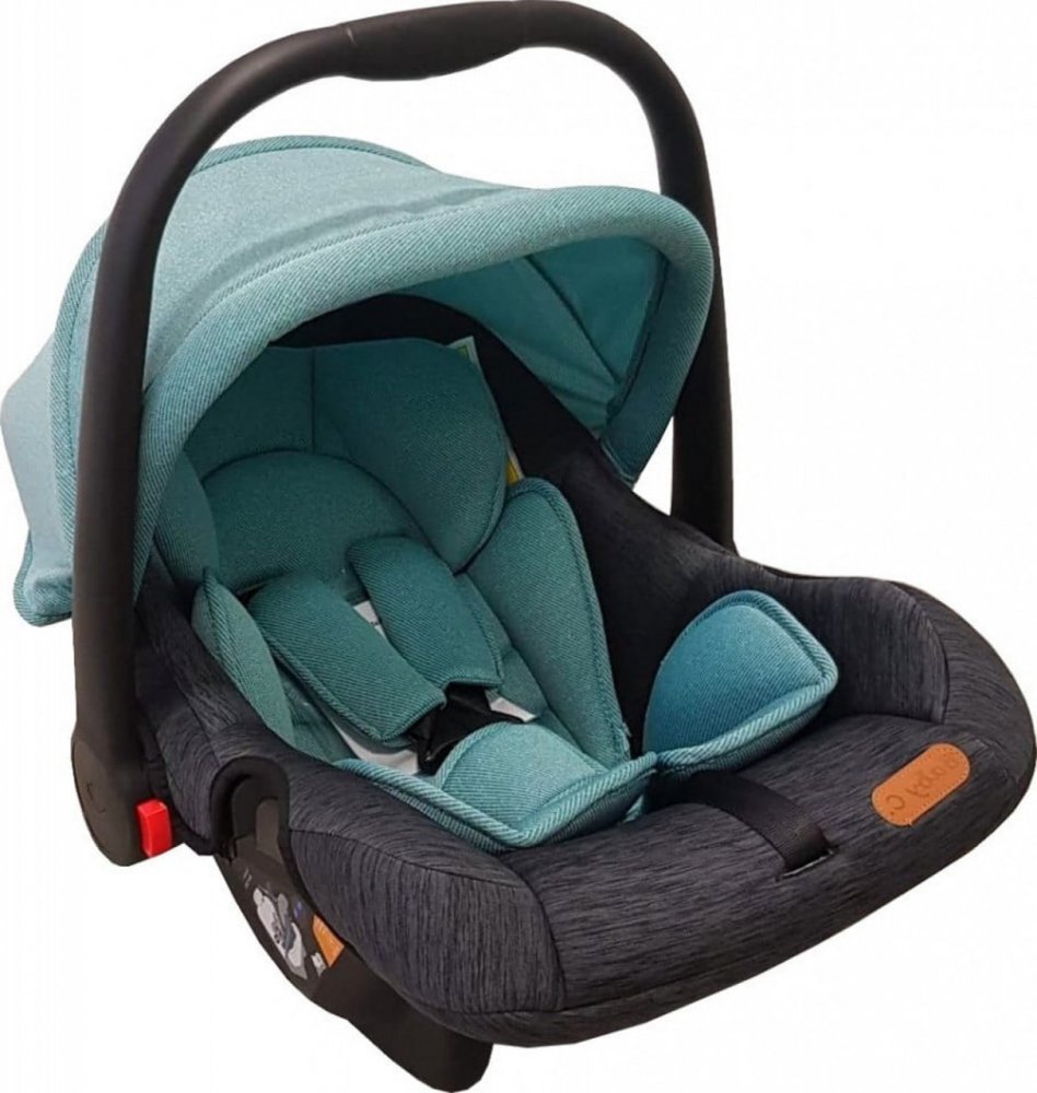 Baby Care Scaun auto Pro Turquoise Gri 0-13 kg Maner reglabil Captuseala confortabila Omologare R-129 i-Size