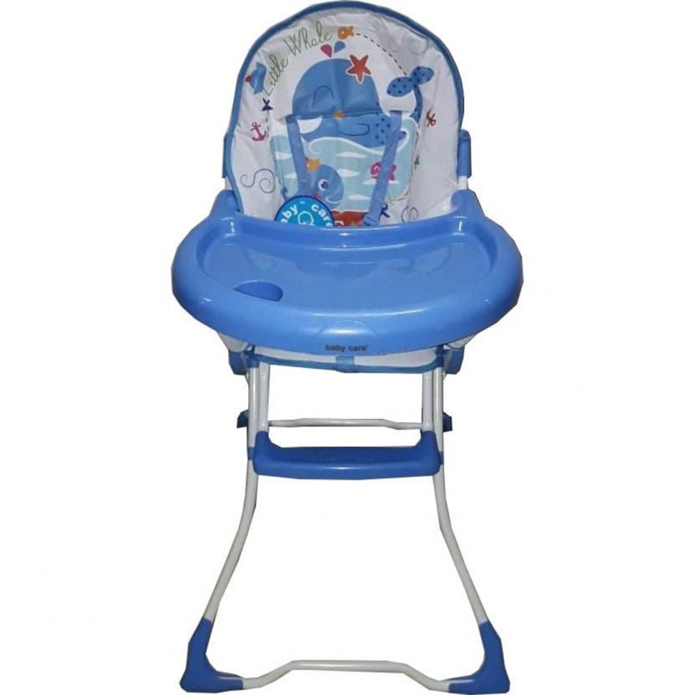Baby Care Scaun de masa pentru copii Albastru pliabil centura de siguranta sezut comfortabil masuta detasabila