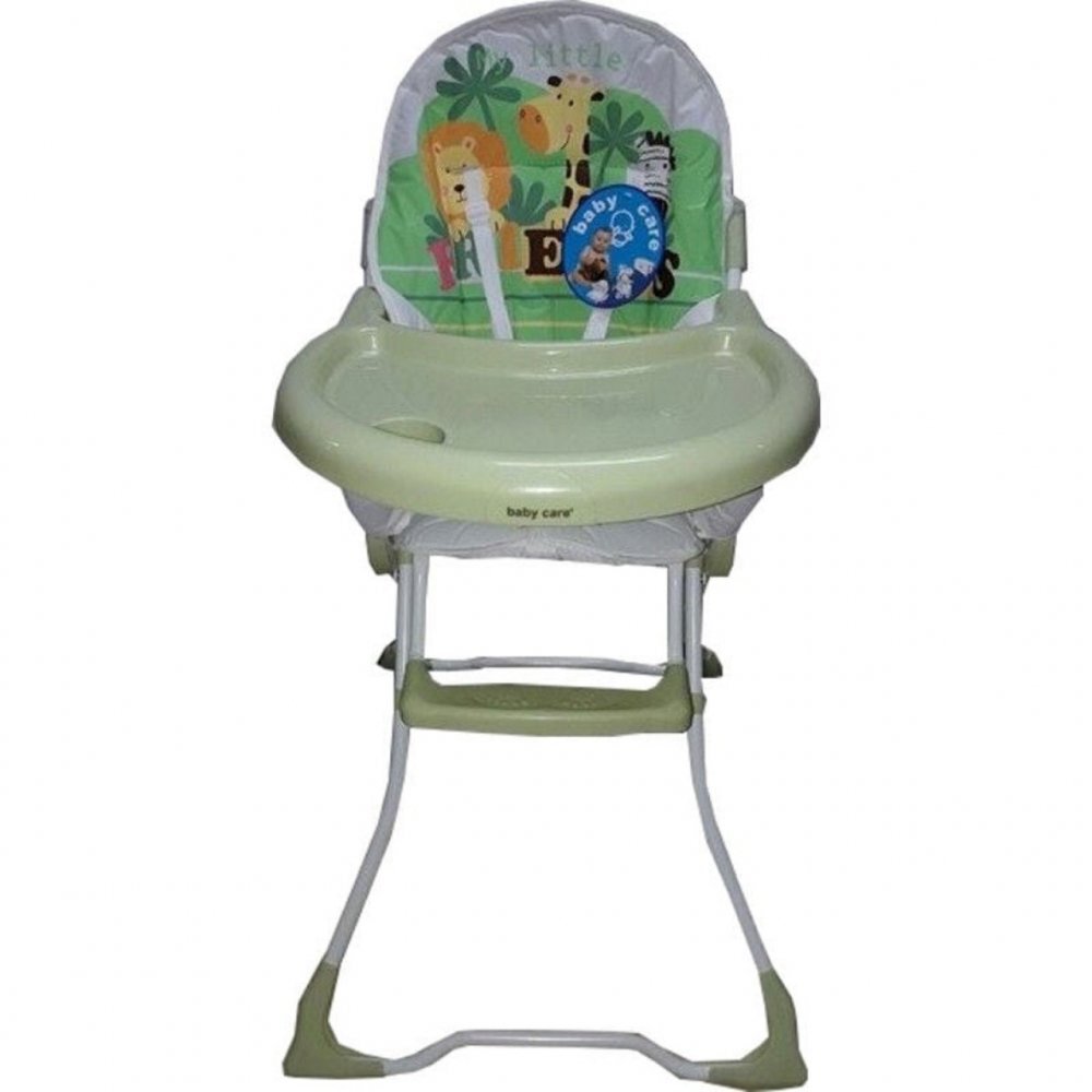 Baby Care Scaun de masa pentru copii Verde pliabil centura de siguranta sezut confortabil masuta detasabila