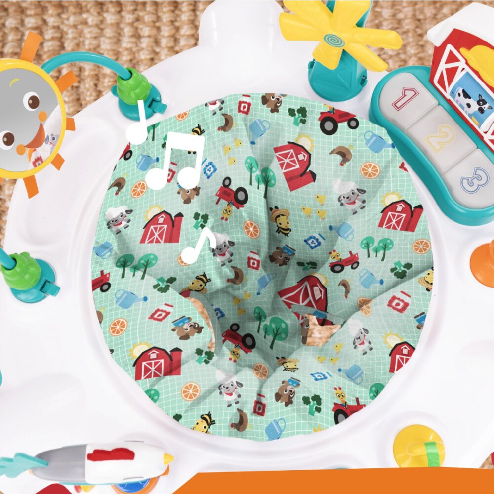 Baby Einstein Centru de activitati jumper Farm Explorers Jump Learn Barnyard