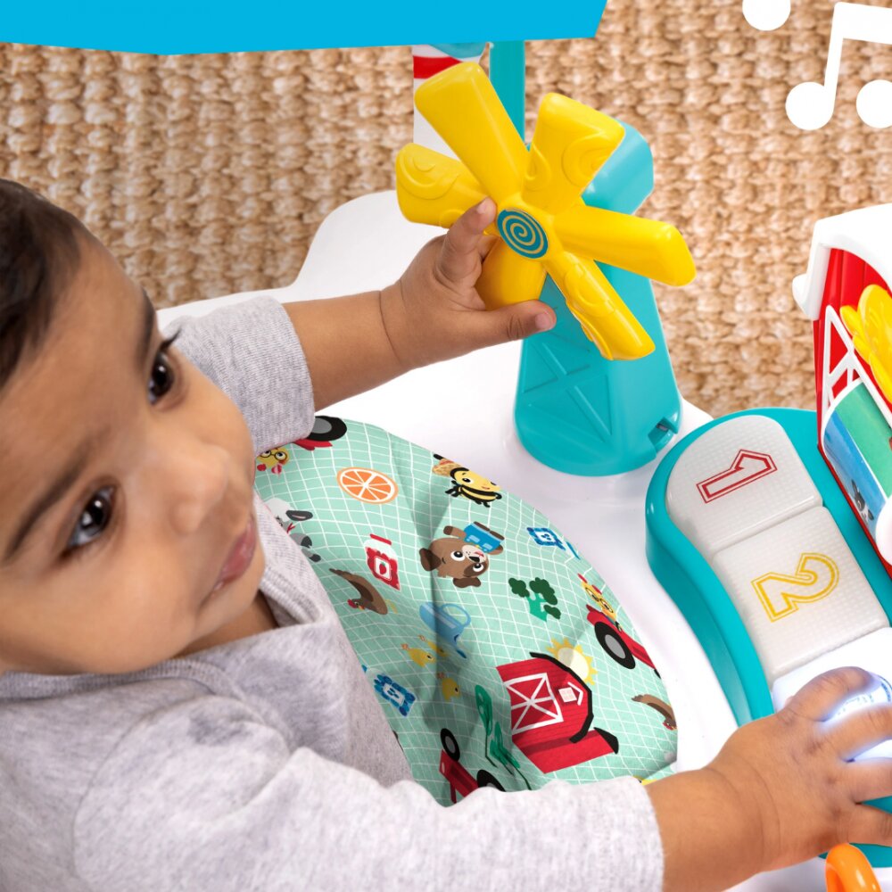 Baby Einstein Centru de activitati jumper Farm Explorers Jump Learn Barnyard