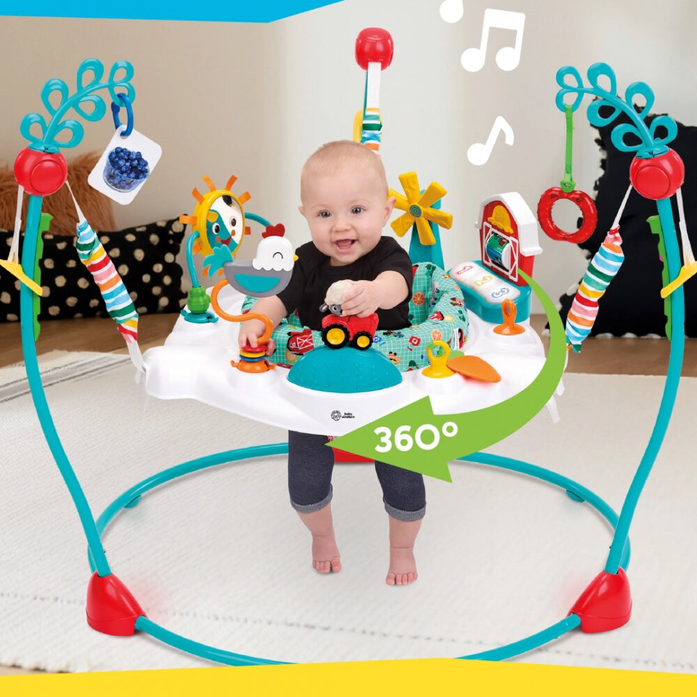 Baby Einstein Centru de activitati jumper Farm Explorers Jump Learn Barnyard