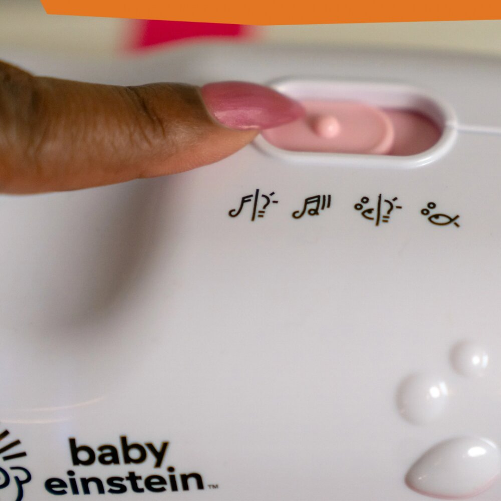 Baby Einstein Jucarie muzicala pentru patut Sea Dreams Soother Pink