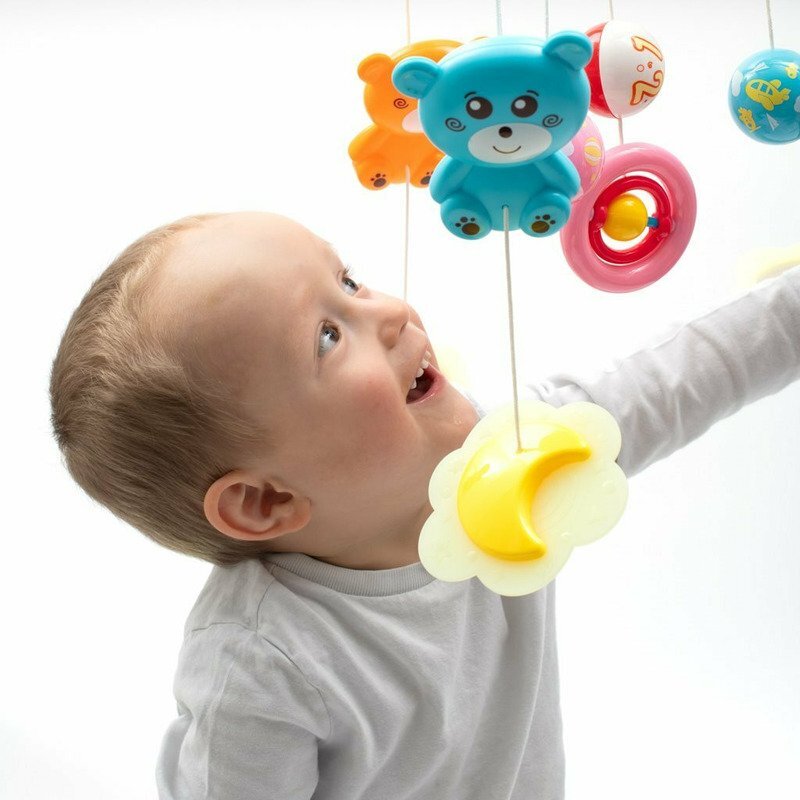 BABY MIX Carusel muzical cu proiectii si sunete Red