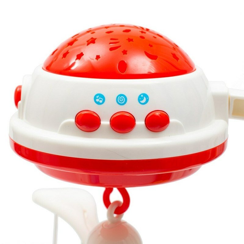 BABY MIX Carusel muzical cu proiectii si sunete Red