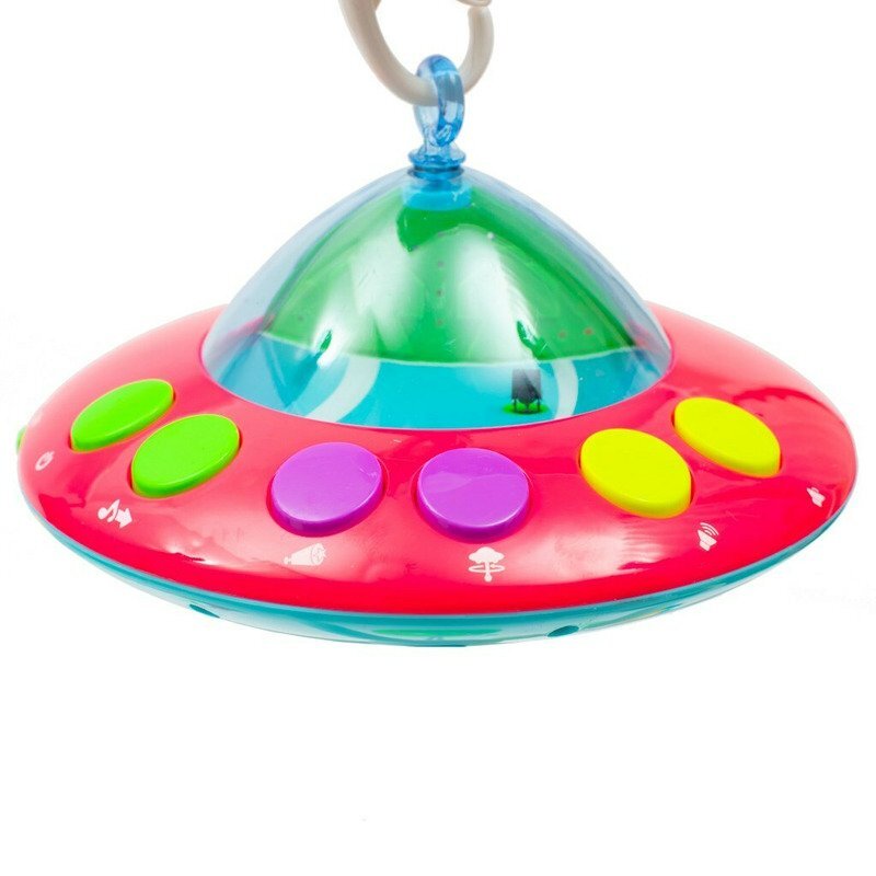 BABY MIX Carusel muzical pentru patut bebelusi Blue