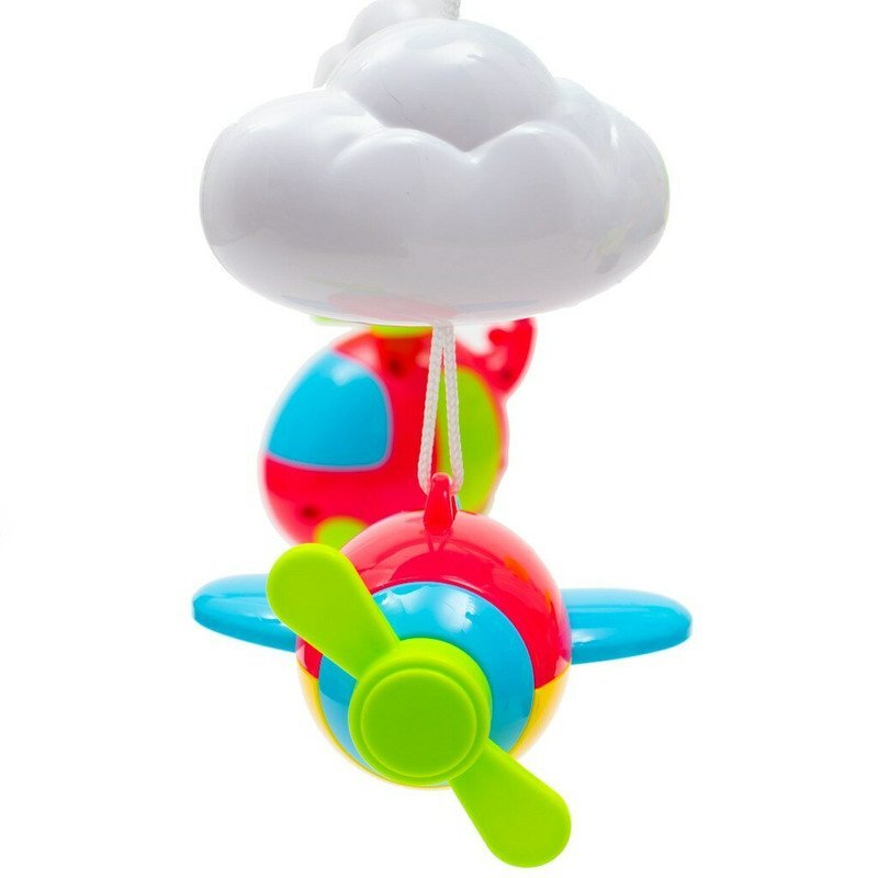 BABY MIX Carusel muzical pentru patut bebelusi Blue