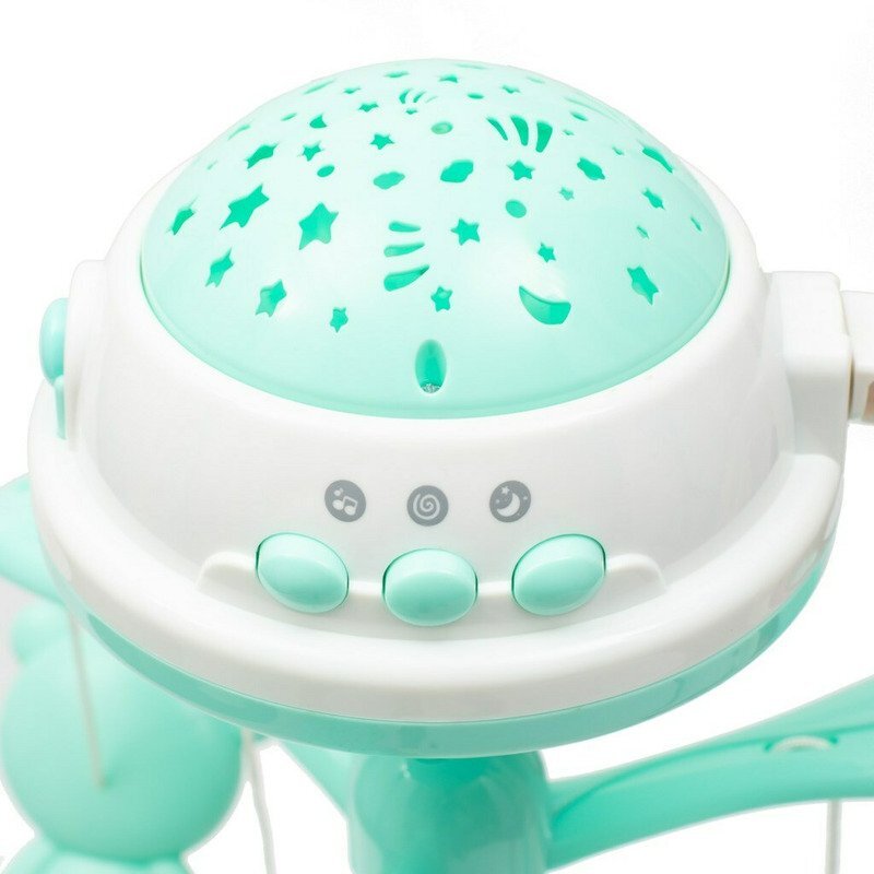 BABY MIX Carusel muzical pentru patut bebelusi Mint