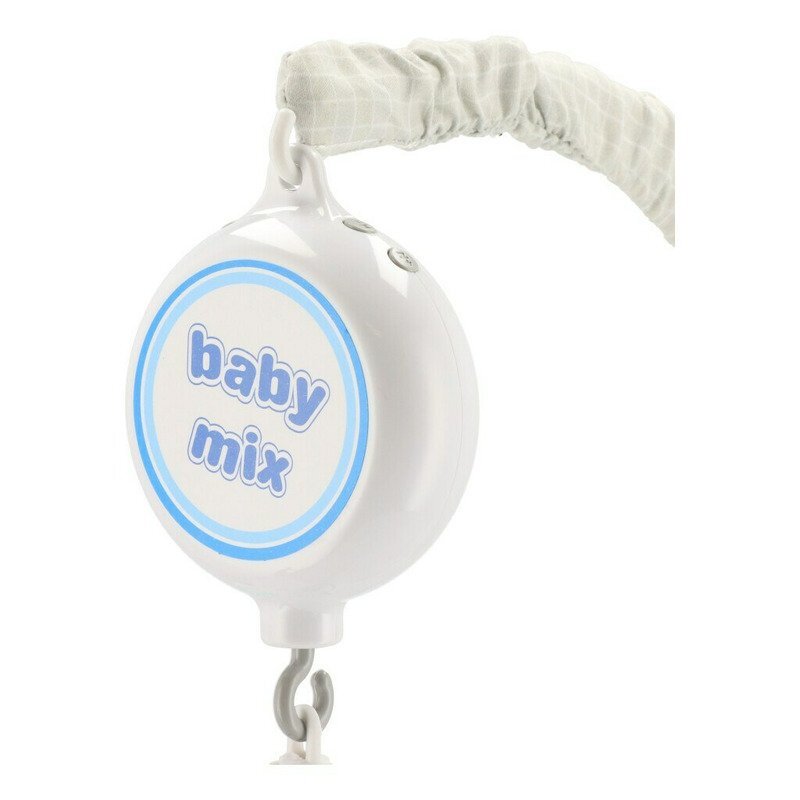 BABY MIX Carusel muzical pentru patut cu 5 jucarii din plus Bears and rabbits