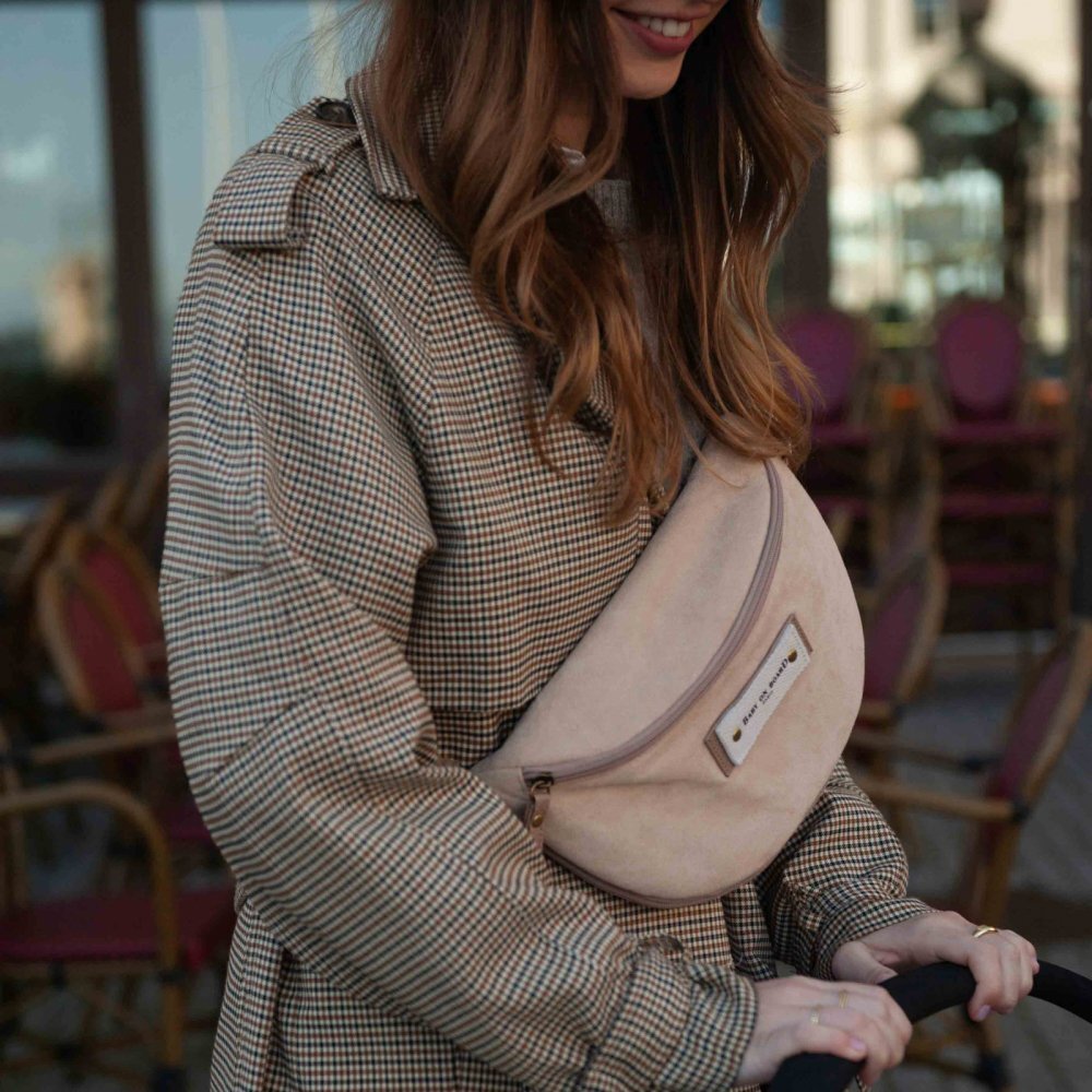 BABY ON BOARD Borseta Armelle Banana naturel