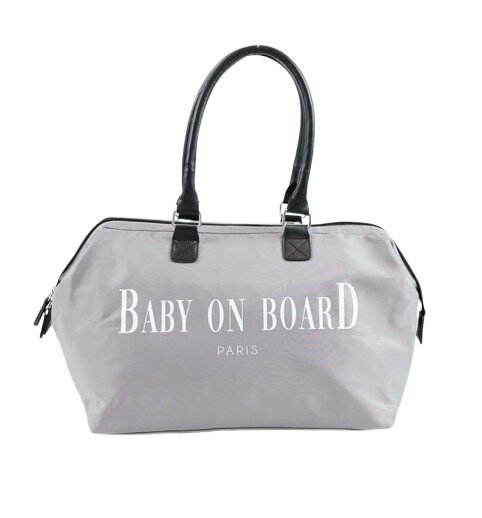 BABY ON BOARD Geanta de infasat Jamestone grey